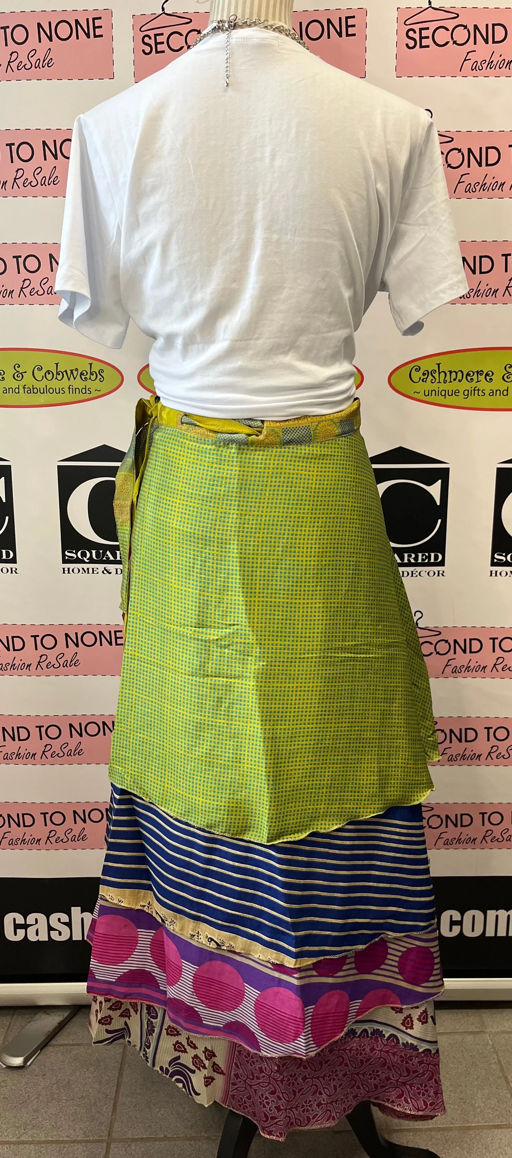 Indian Reversible Wrap Skirt (One Size)(4 Unique Styles Left!)