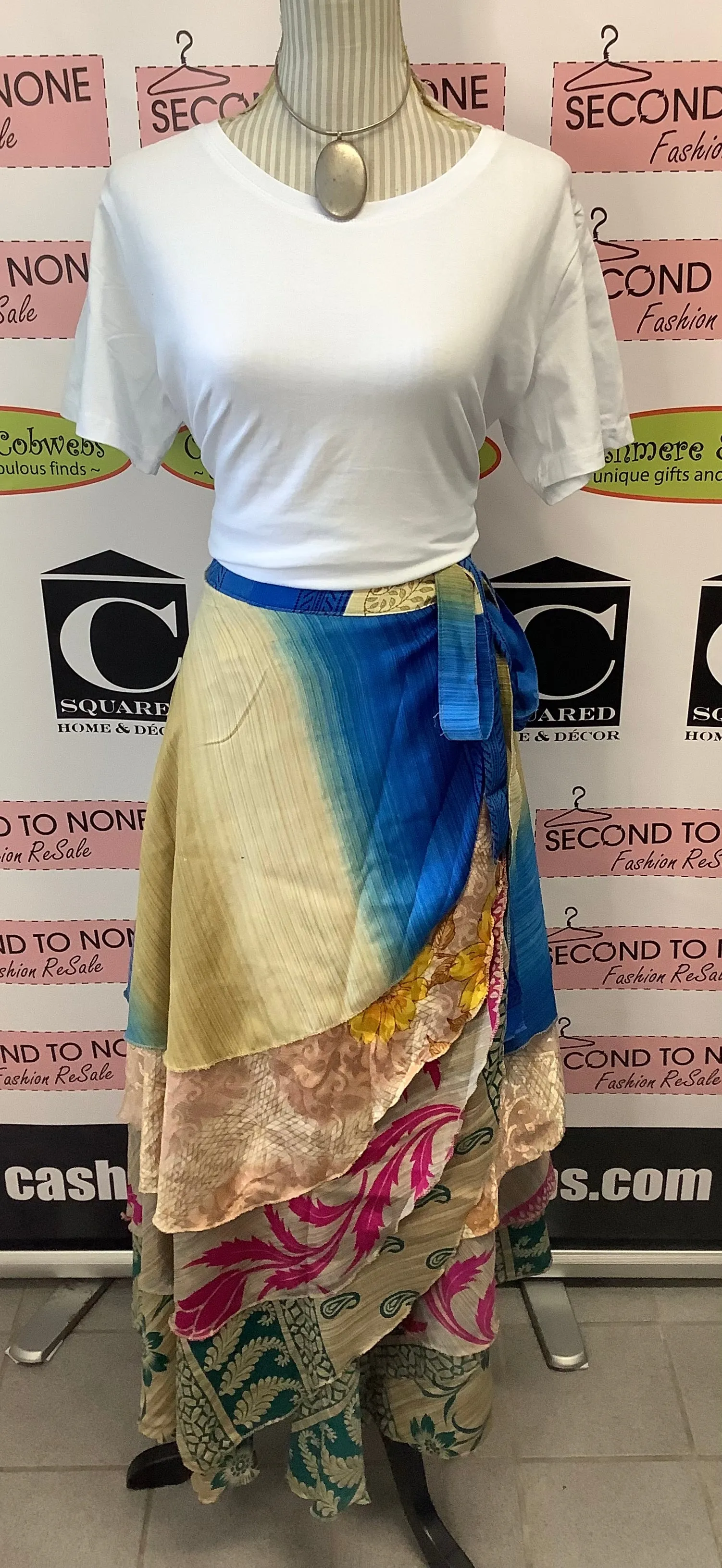 Indian Reversible Wrap Skirt (One Size)(4 Unique Styles Left!)