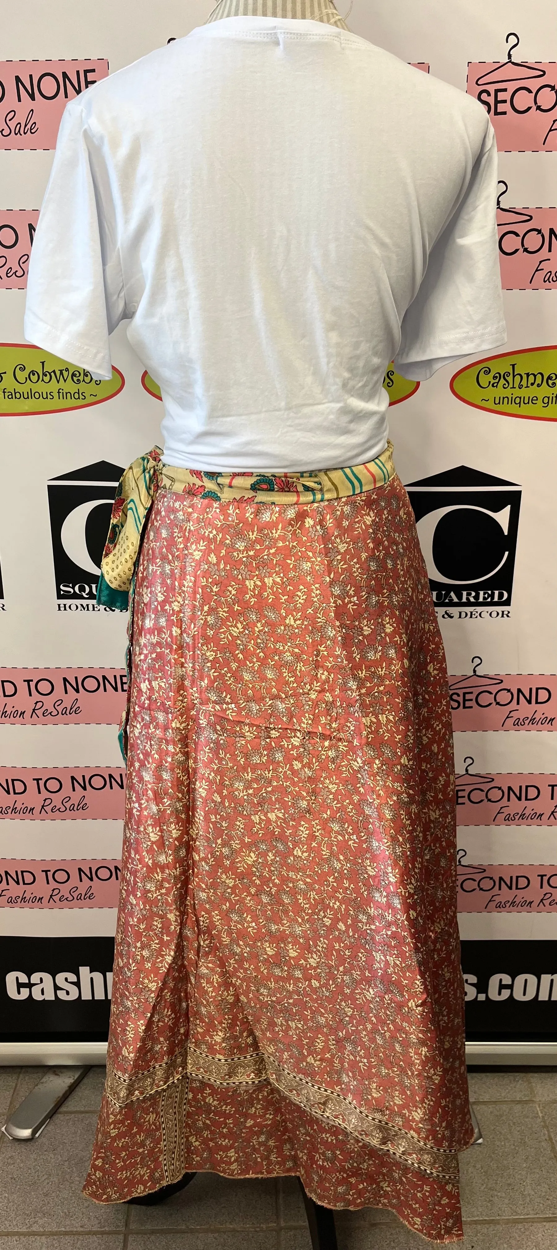 Indian Reversible Wrap Skirt (One Size)(4 Unique Styles Left!)