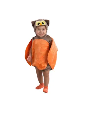 Infant Orange Owl Romper Costume