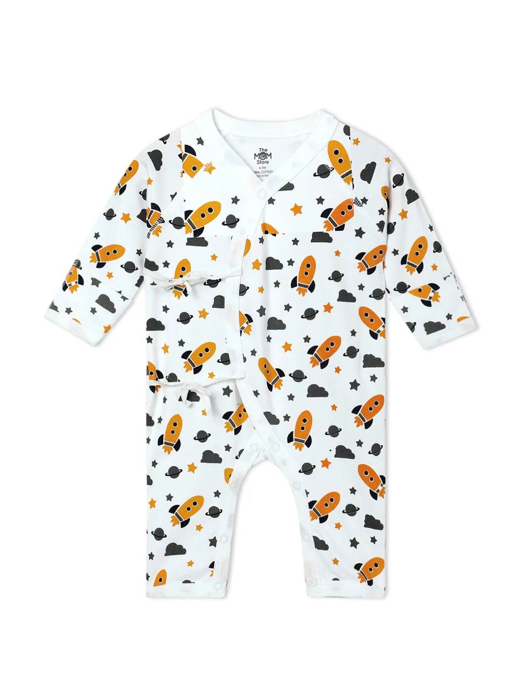 Jabla Style Infant Romper Combo of 2-Planet World-Tour to the Space