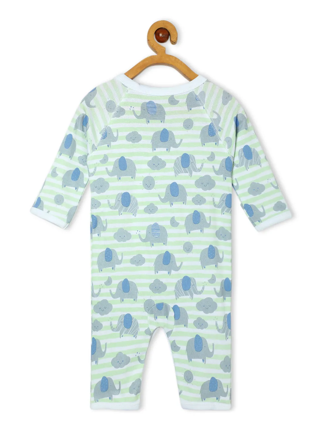 Jabla Style Infant Romper Combo of 3-Lion King-Jungle Elephant-The Jungle Book