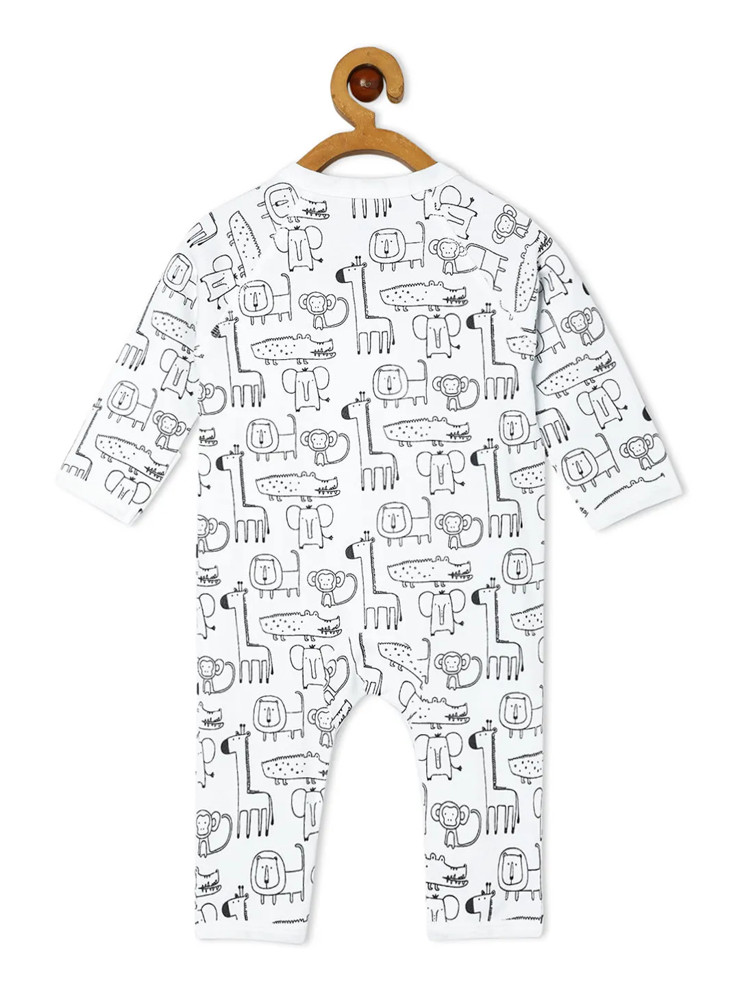 Jabla Style Infant Romper Combo of 3-Lion King-Jungle Elephant-The Jungle Book