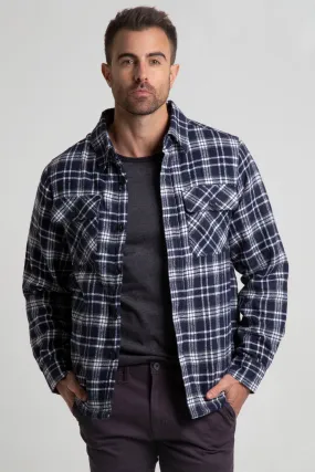 Jachs NY Flannel Shirt Jacket with Sherpa Lining