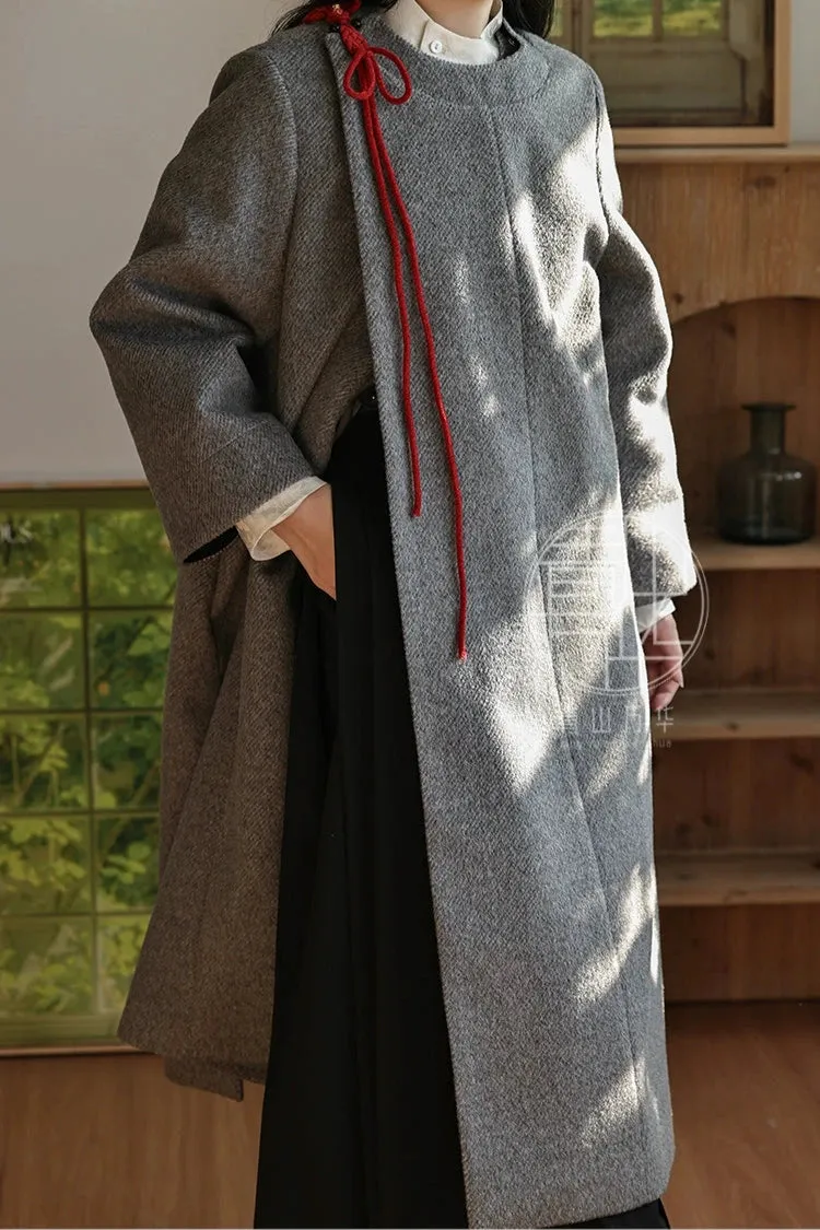 Jie 结 Knot Modernized Tang Yuanlingpao Coat & Midi Mamian Set