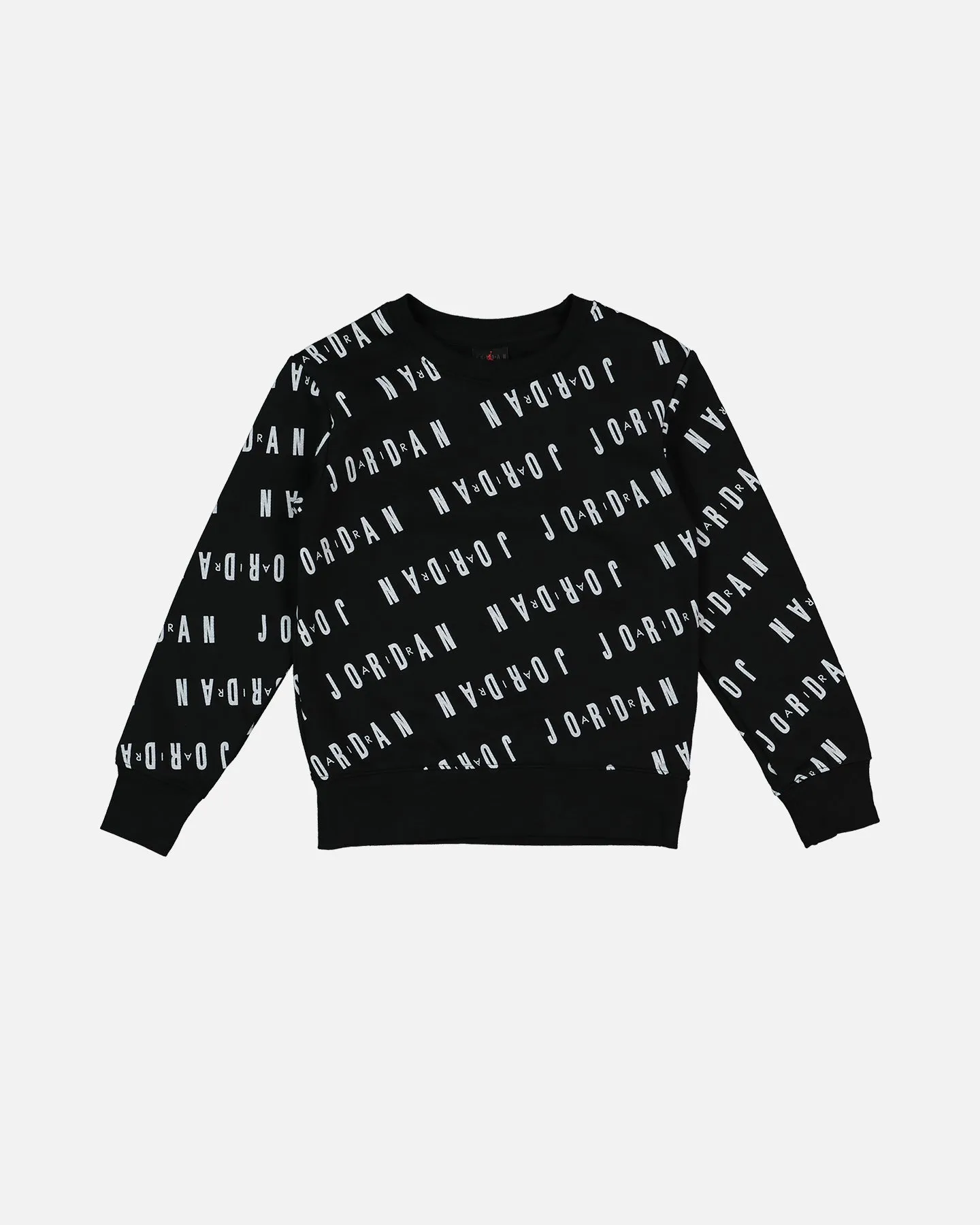 Jordan Kids' Essential AOP Crewneck Black