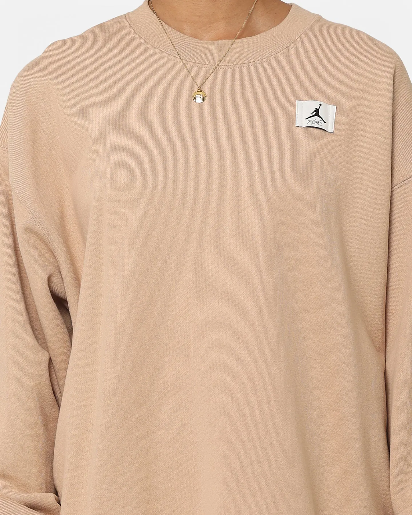 Jordan Women's Flight fleece Crewneck Desert