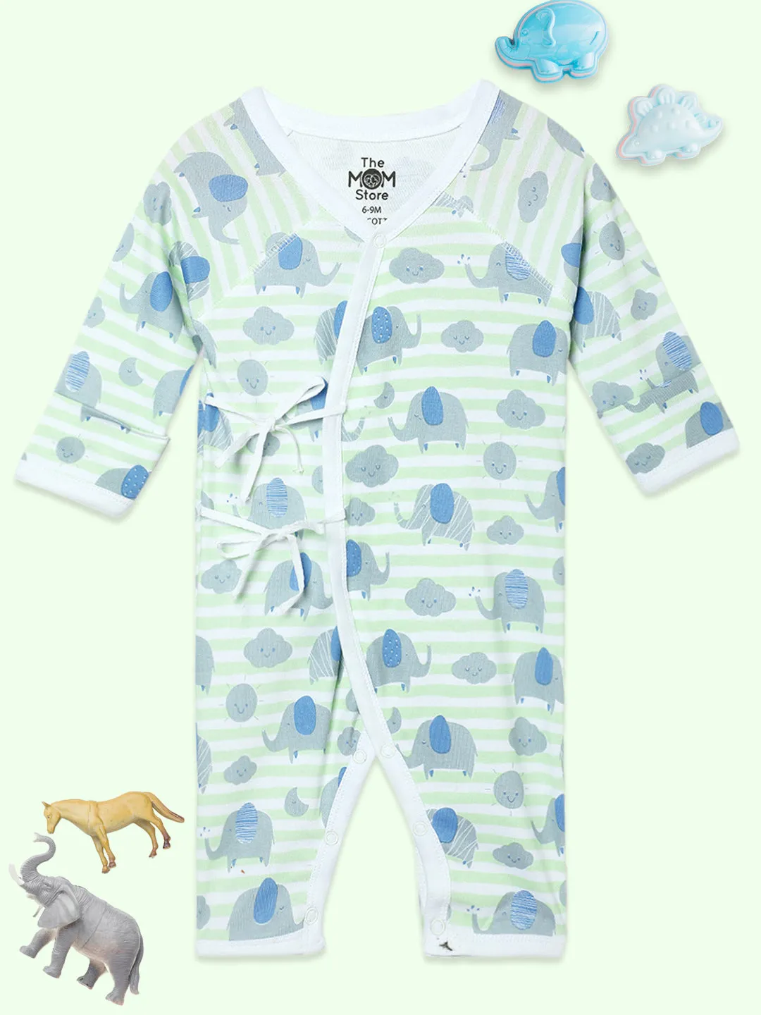 Jungle Elephant Infant Romper (Jabla Style)