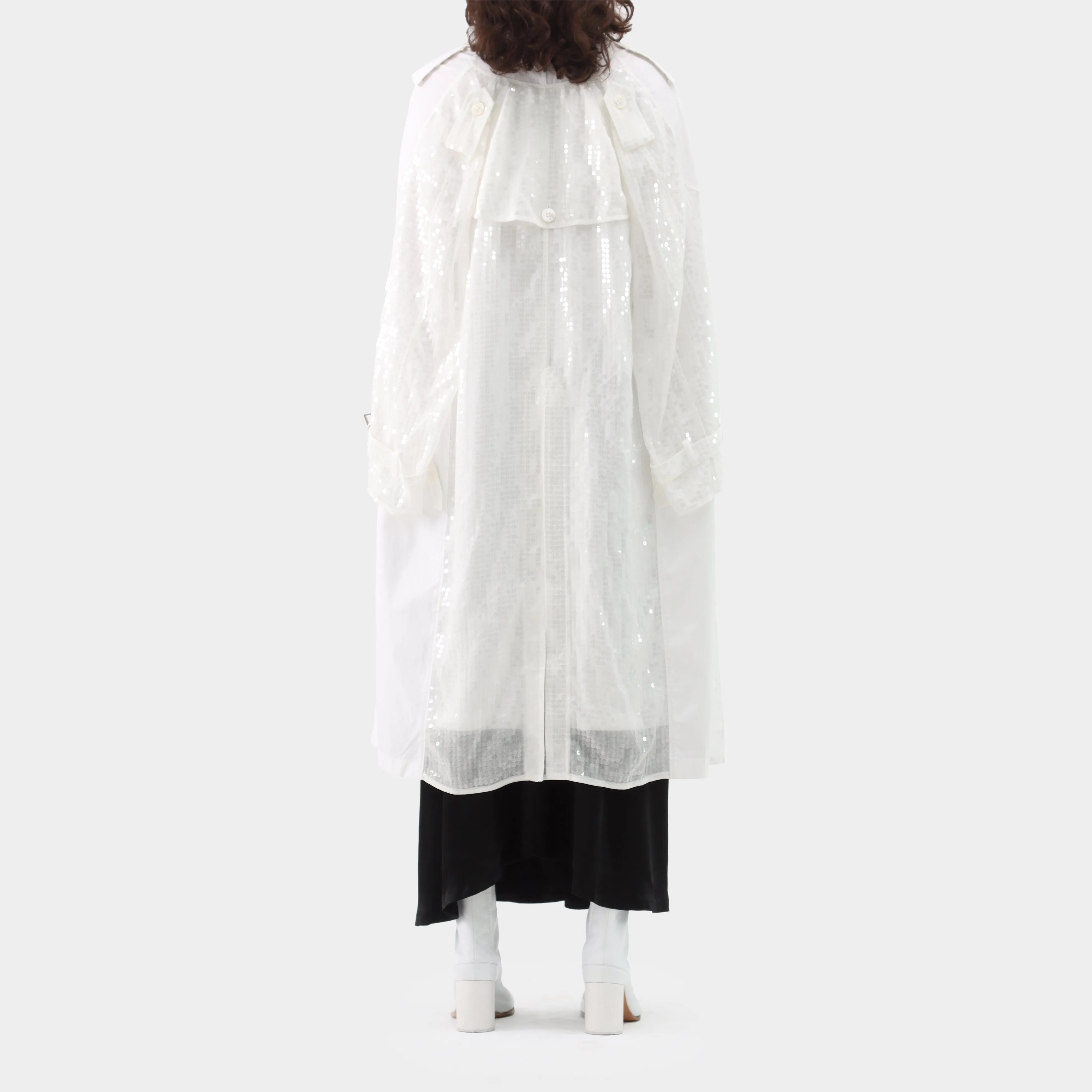 Junya Watanabe Sequin poncho