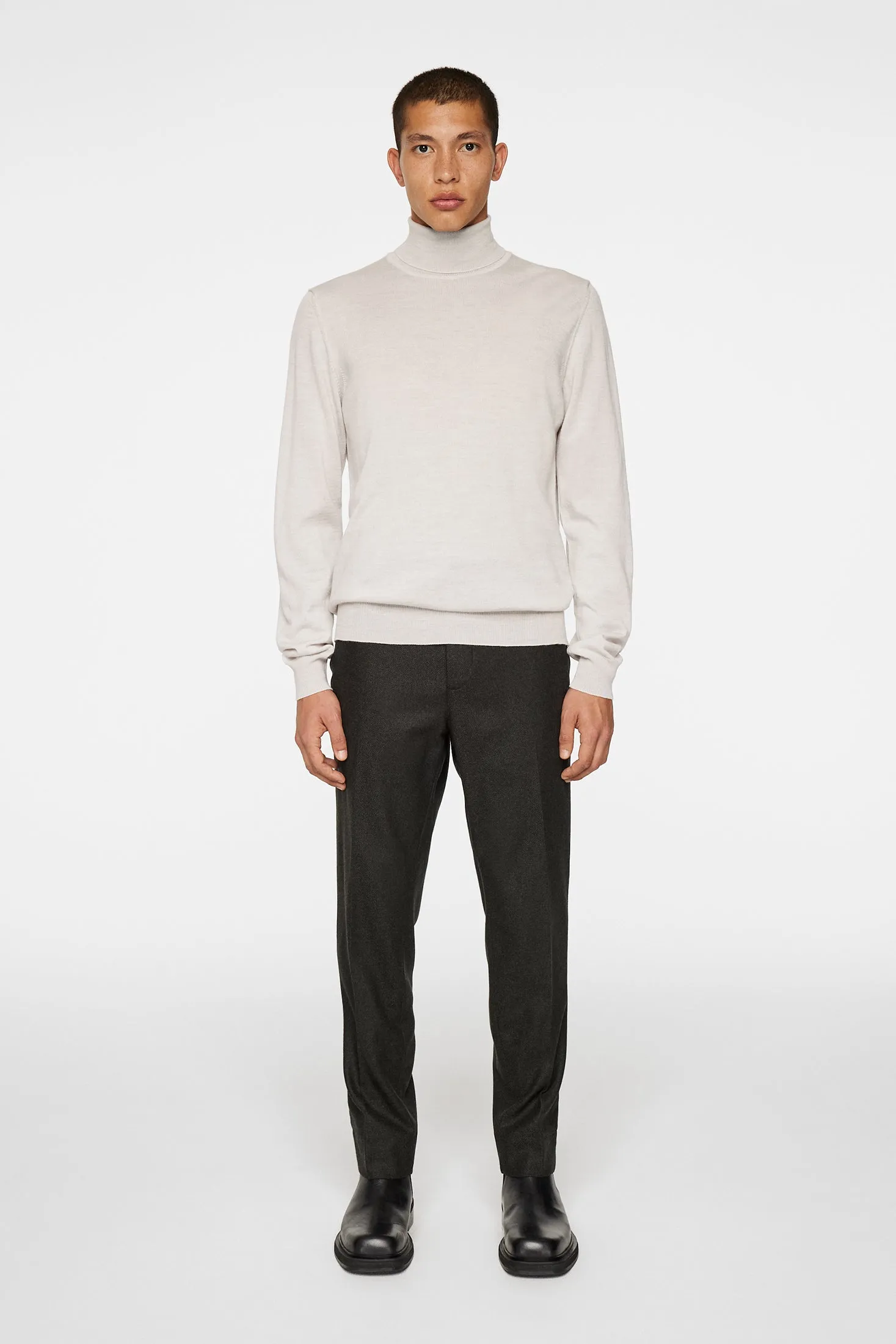 Kaden Merino Turtleneck Moonbeam