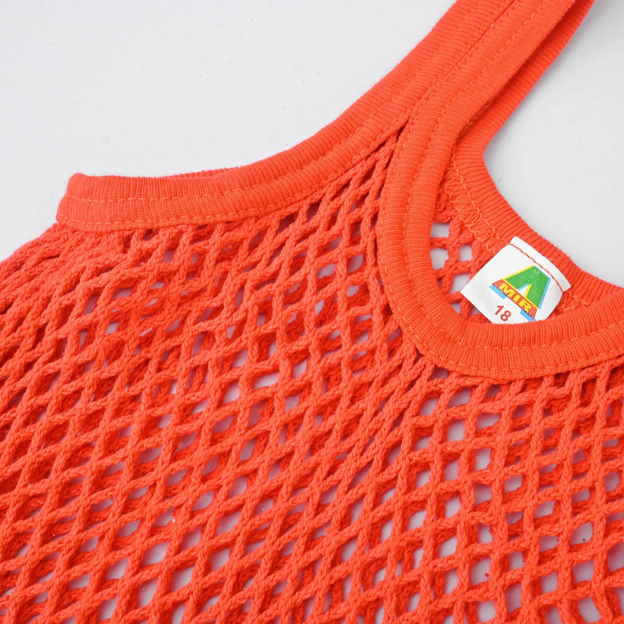 Kid's Knitted Net Sleeveless Sando Vest