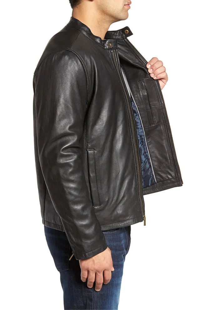 Killian Mens Sheep Leather Jacket Big and Tall