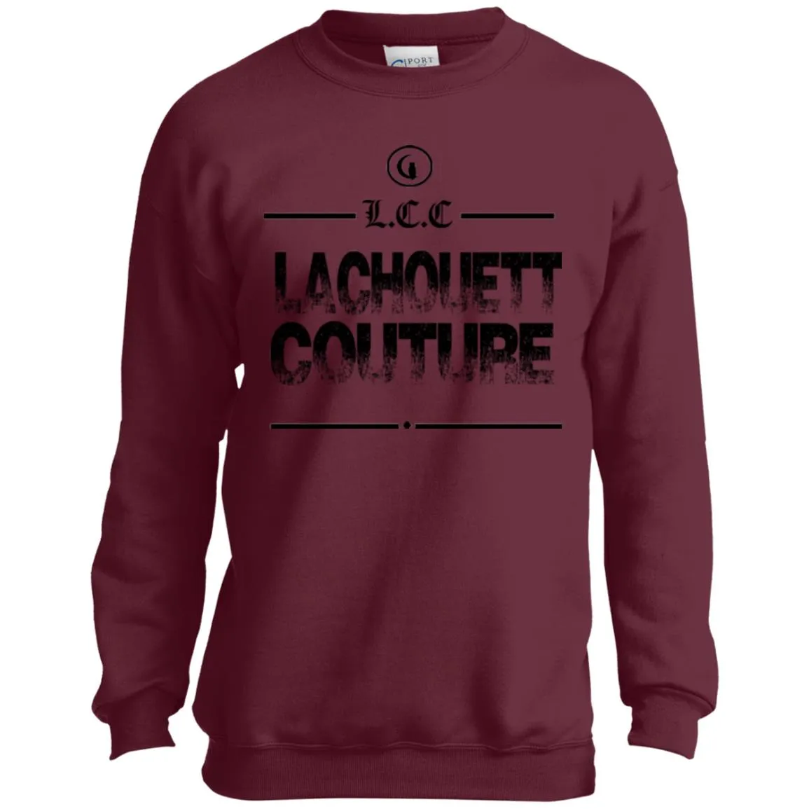 LaChouett Grunge Youth Crewneck Sweatshirt