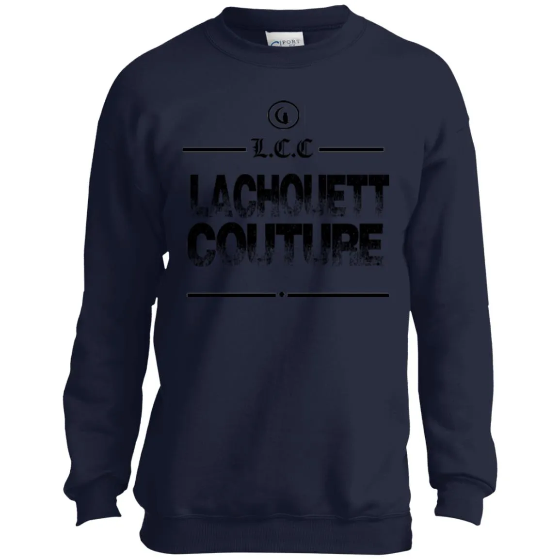 LaChouett Grunge Youth Crewneck Sweatshirt