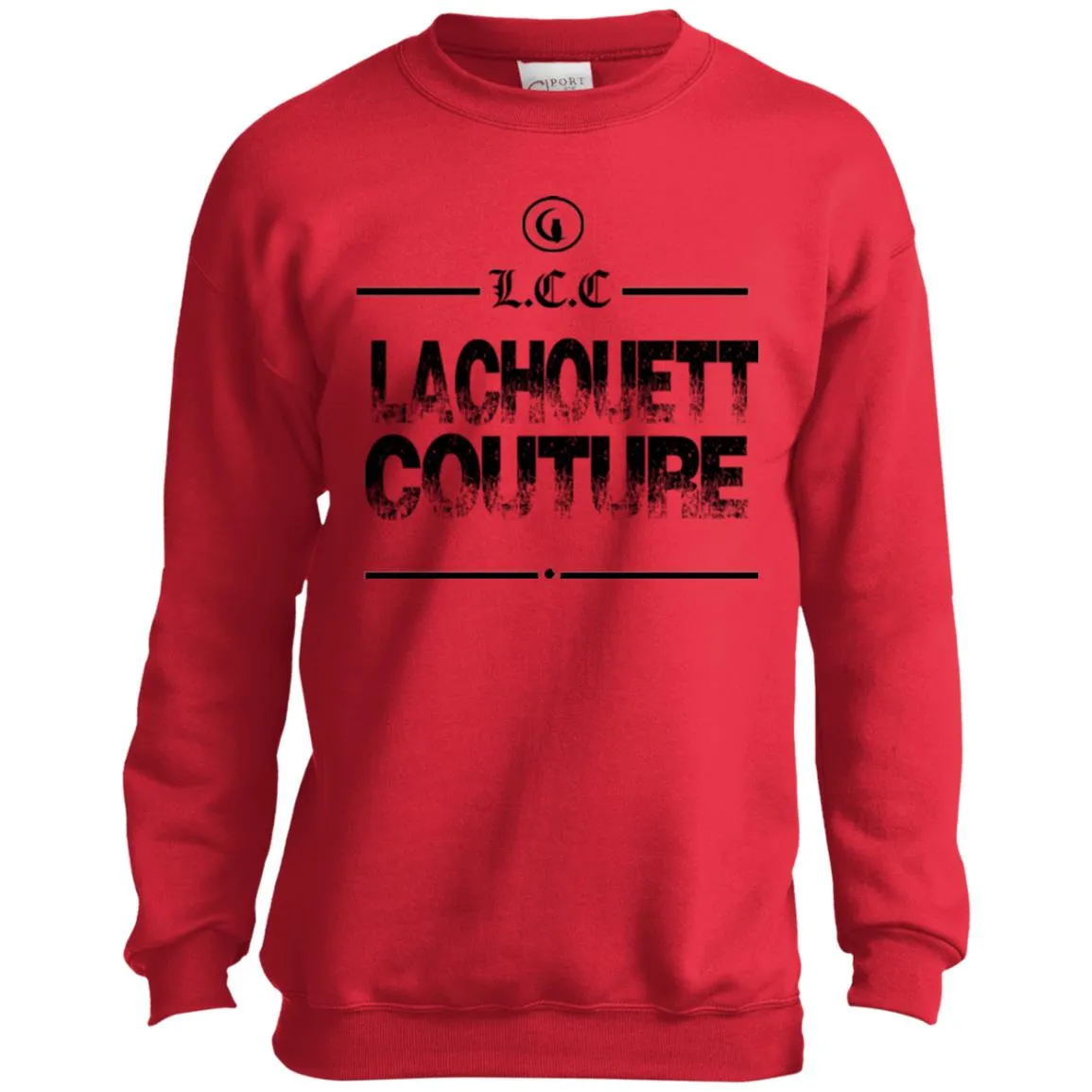 LaChouett Grunge Youth Crewneck Sweatshirt