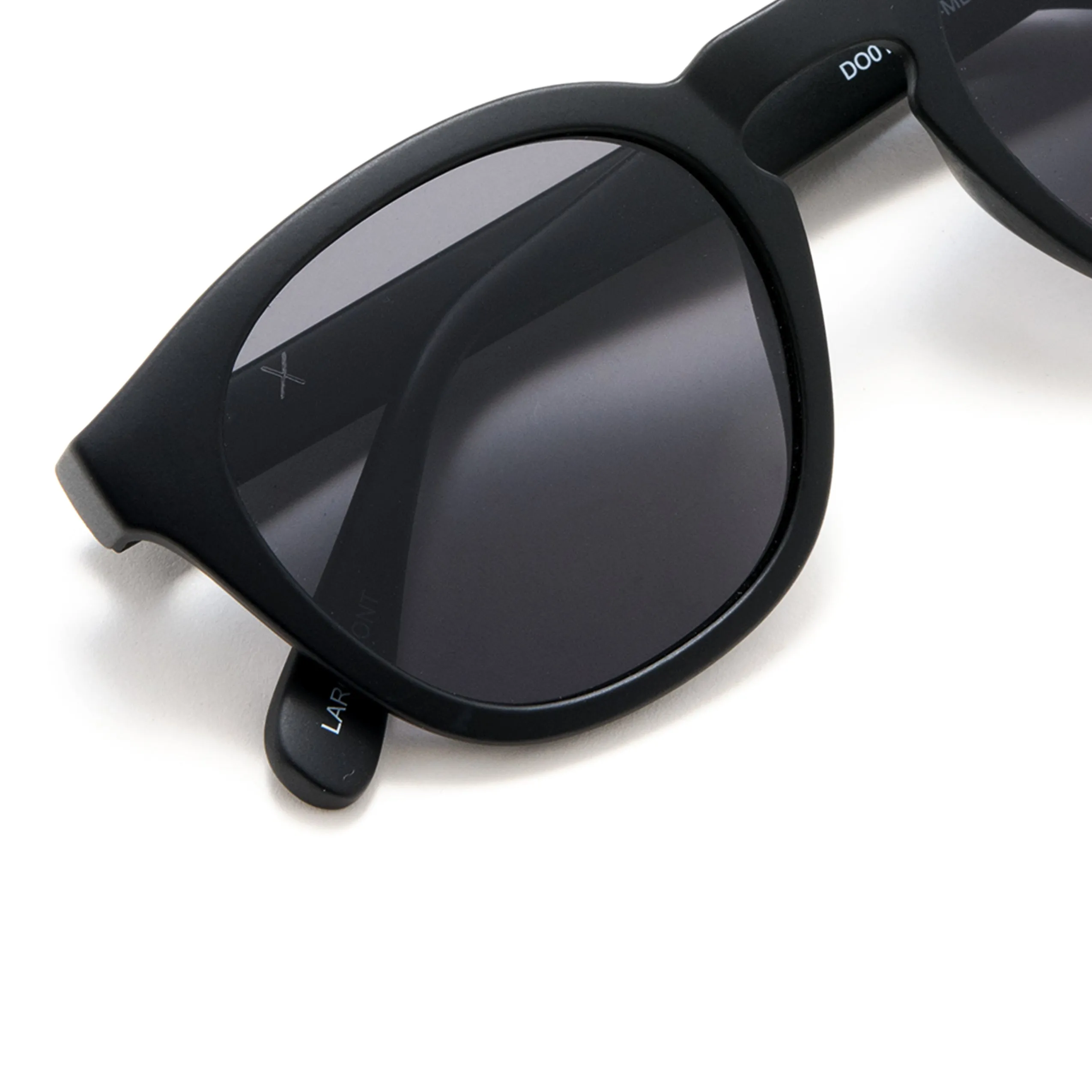 larchmont - matte black   grey sunglasses