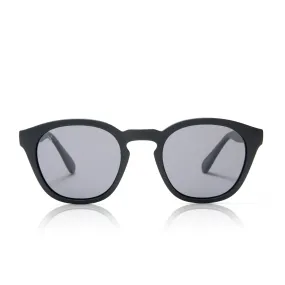 larchmont - matte black   grey sunglasses