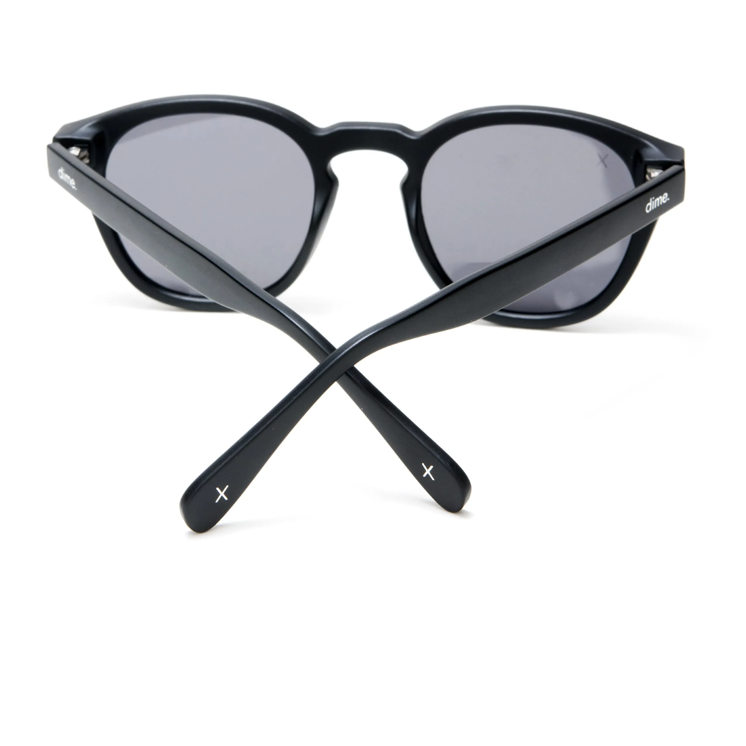 larchmont - matte black   grey sunglasses