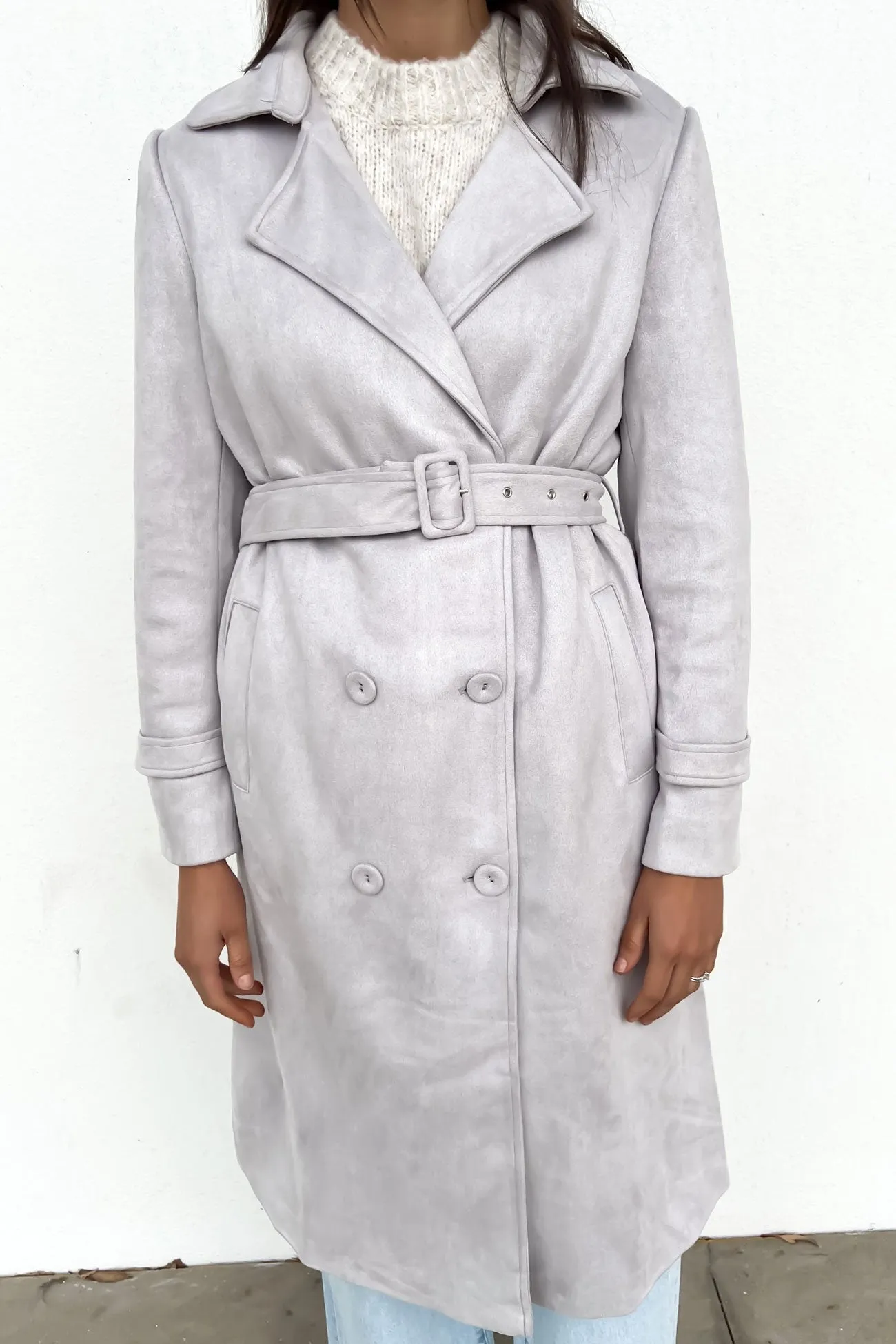 Lauren Trench Grey