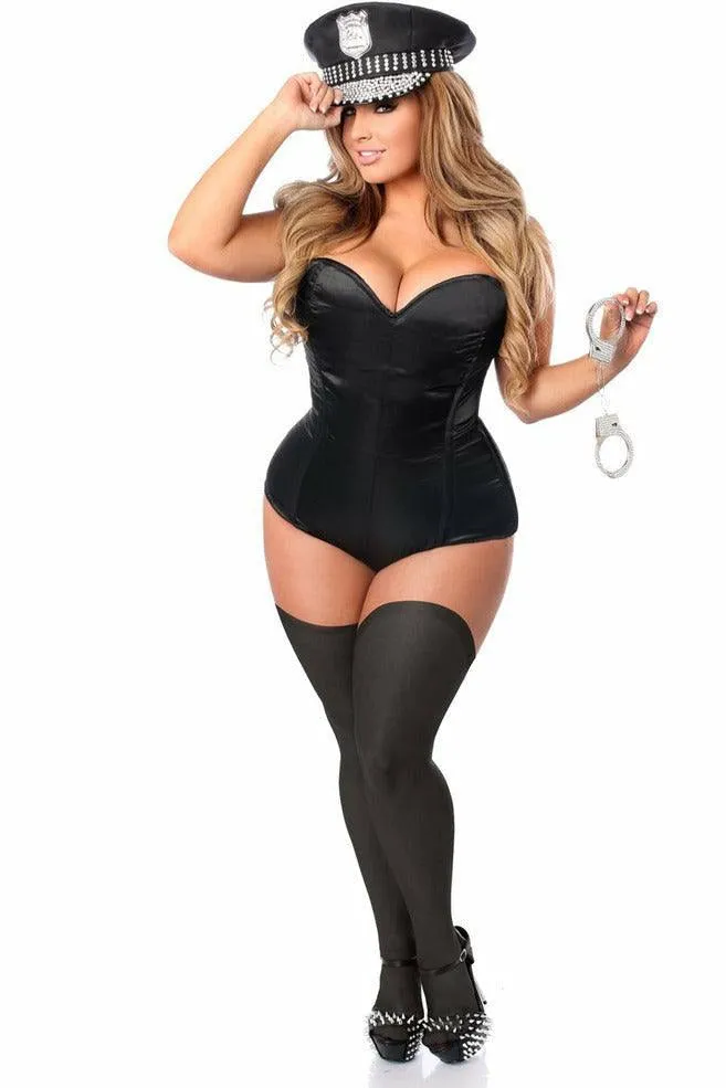 Lavish 3 PC Rhinestone Cop Costume