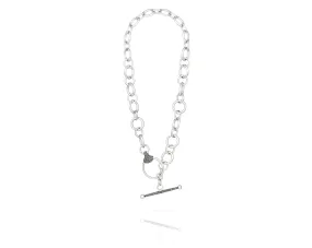 Le' Champion Toggle Necklace | Silver