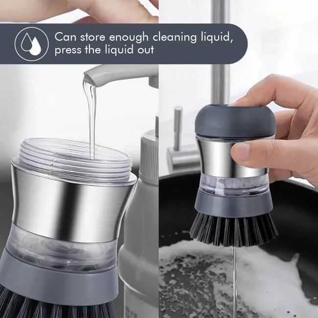 Levoite™Cleaning Soap Dispensing Dish Brush