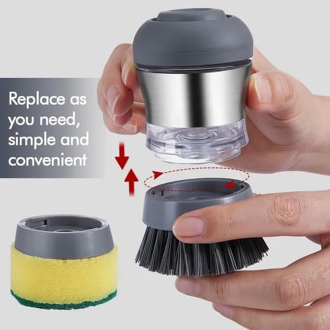 Levoite™Cleaning Soap Dispensing Dish Brush