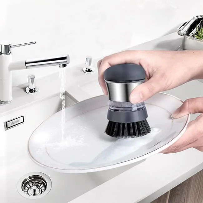 Levoite™Cleaning Soap Dispensing Dish Brush