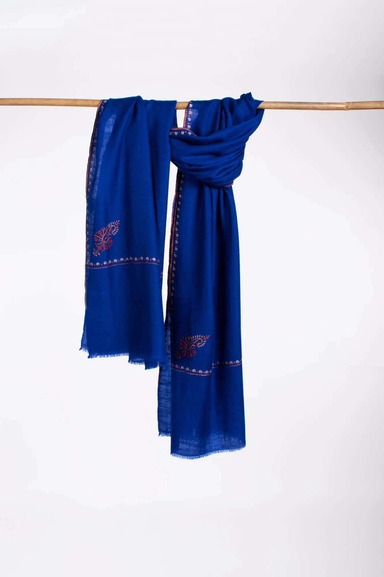 Lightweight Royal Blue Cashmere Scarf - HOPE