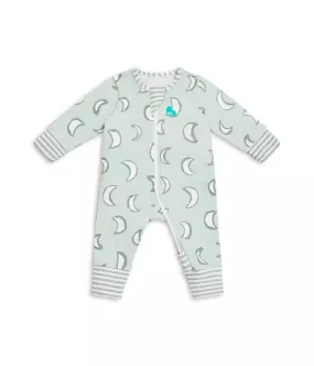 Love To Dream Enclosed Foot Romper Dusty Olive - Eclipse