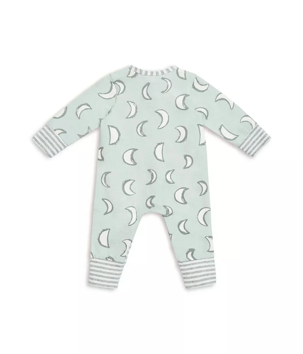 Love To Dream Enclosed Foot Romper Dusty Olive - Eclipse