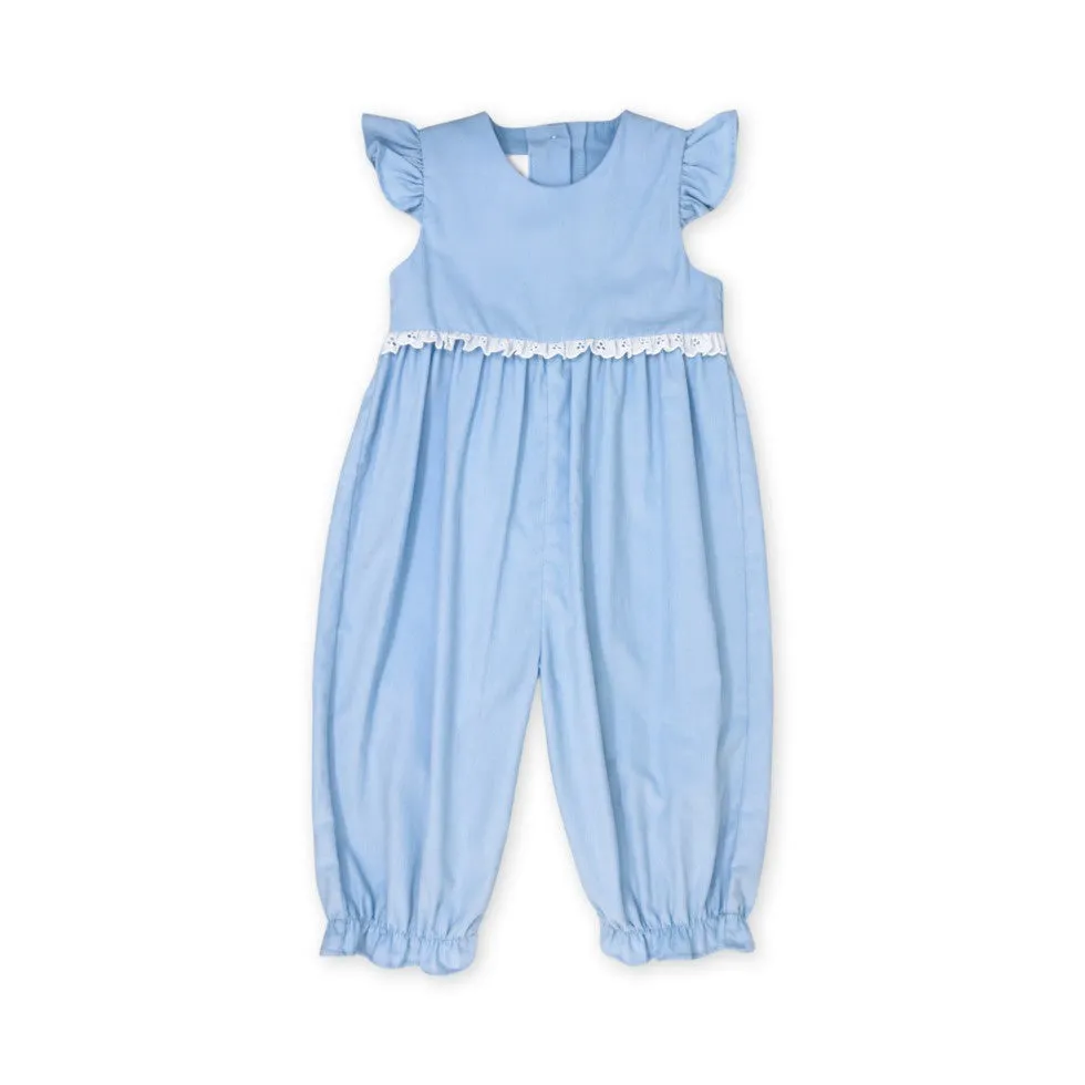 Lullaby Set Angel Romper High Point Blue Cord 5110