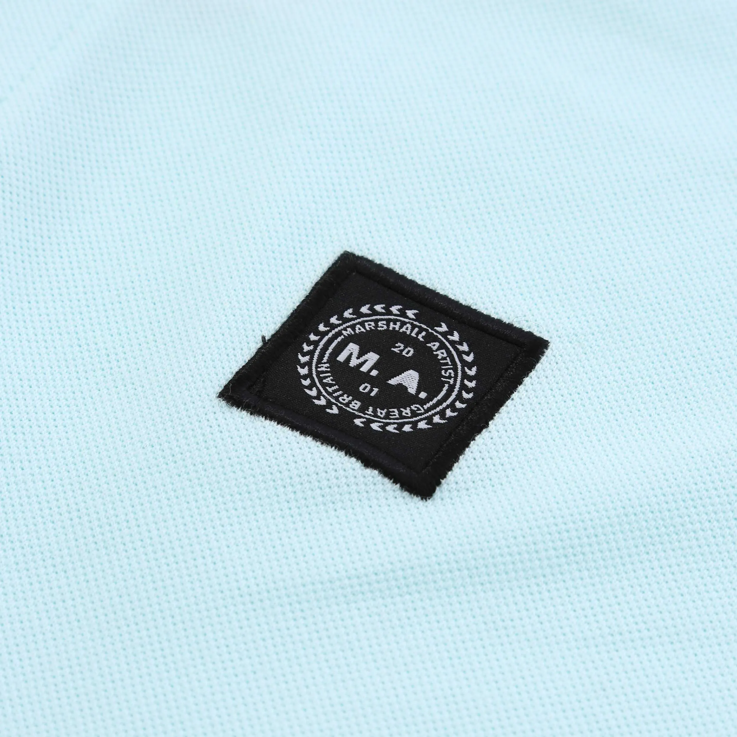 Marshall Artist Siren SS Polo Shirt in Sky Blue