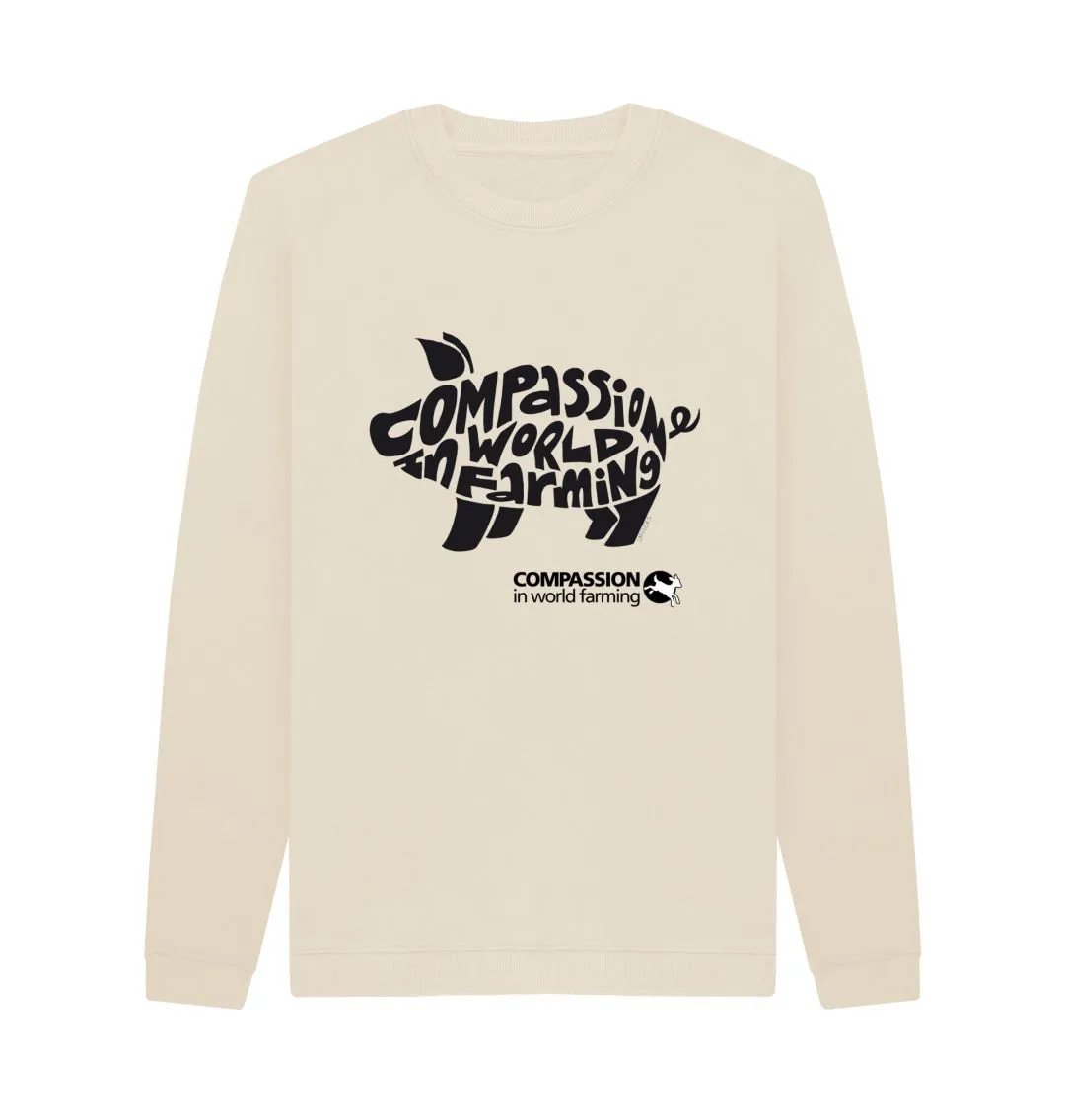 Men's Compassion Pig Jumper