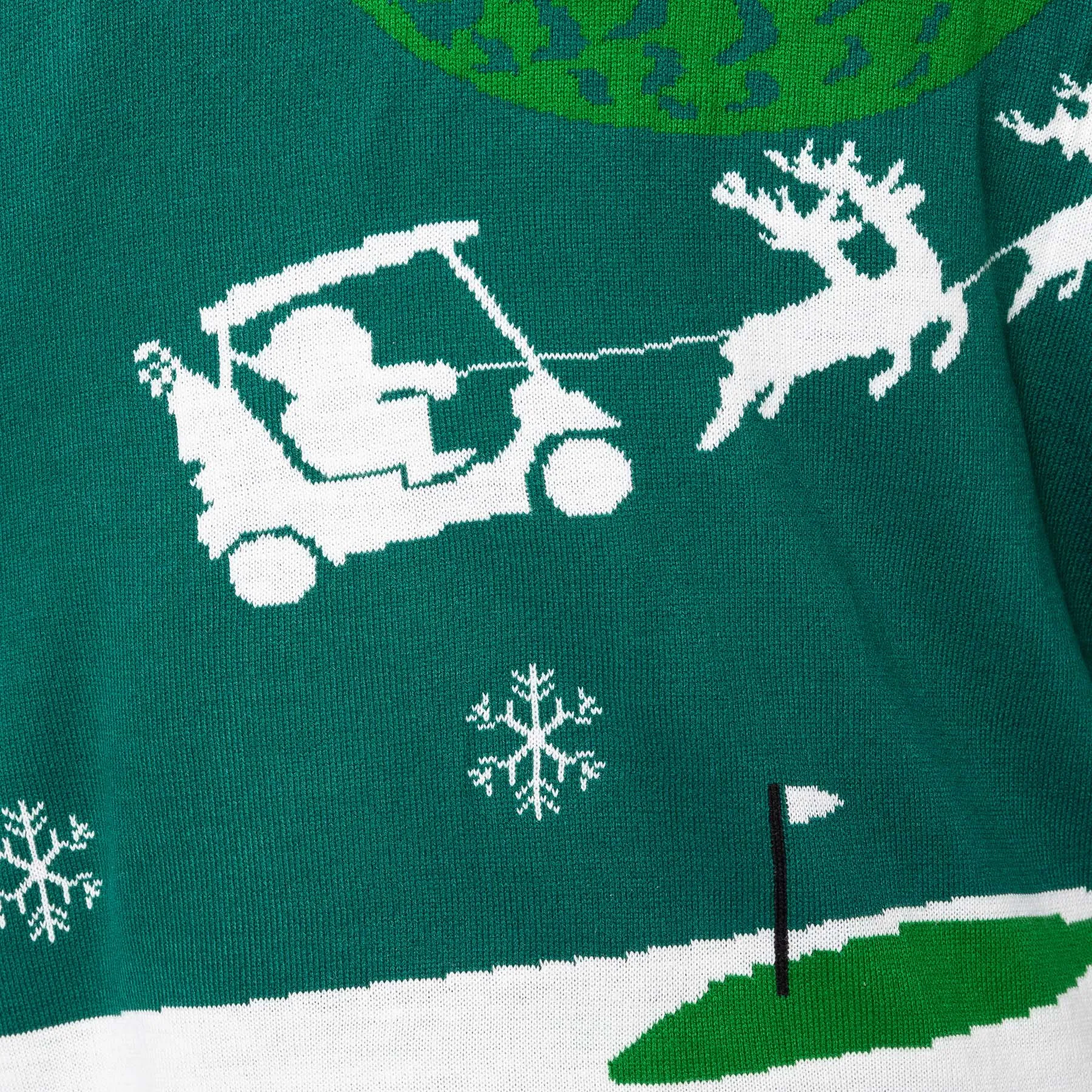 Men's Father Christmas Golfer Christmas Jumper