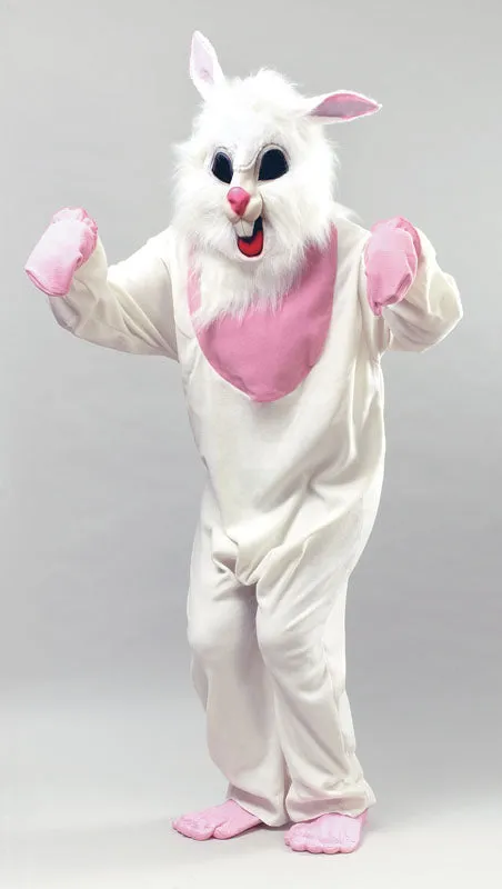 Mens Ladies White Bunny Rabbit Easter Costume   Mask