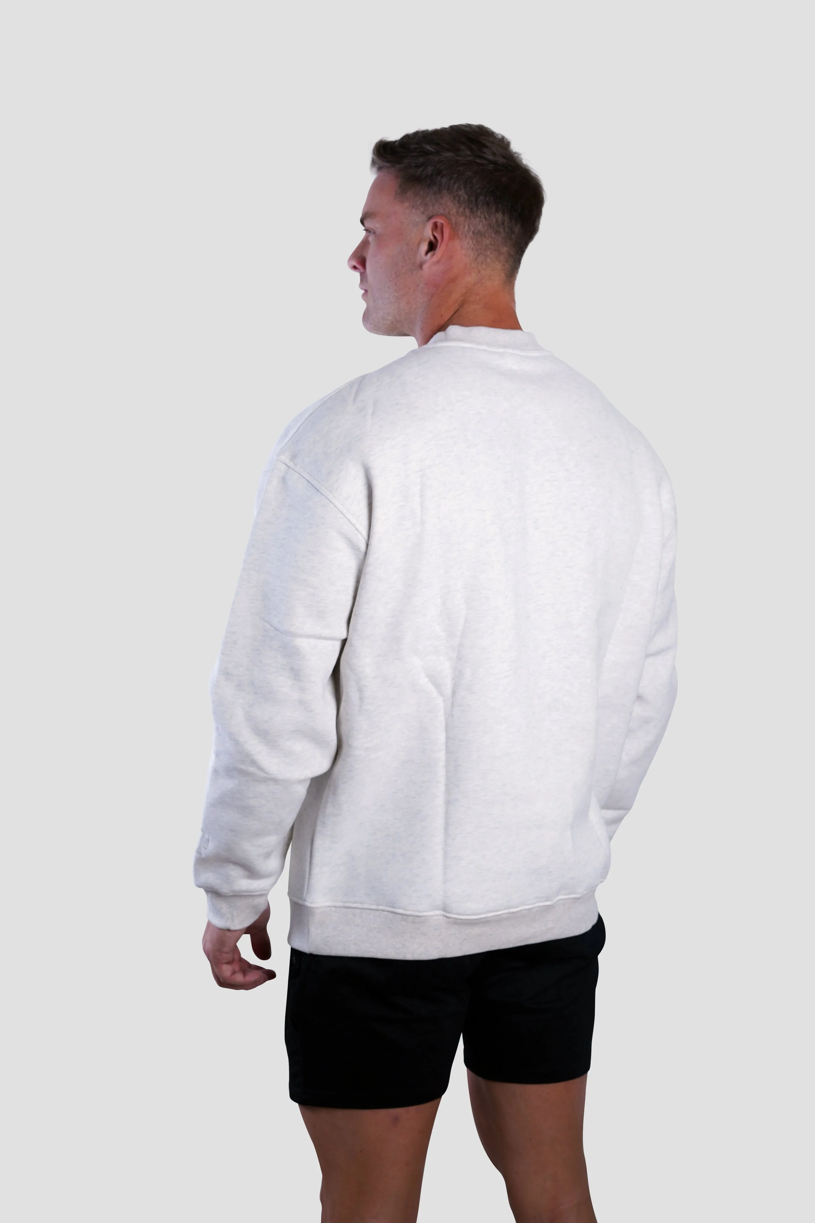 Men’s Season 1 Crew Neck Jumper - Light Grey