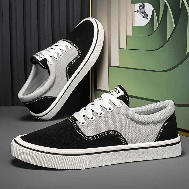 Men's Trendy Canvas Sneakers - Breathable, Lightweight & Non-Slip Casual Shoes for All Seasons