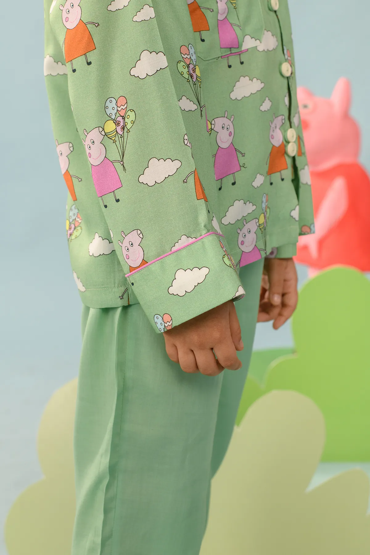 Merald- Peppa Pig Shirt & Pant Set For Boys