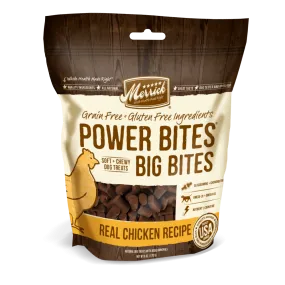 Merrick Power Bites Big Bites Real Chicken Dog Treats