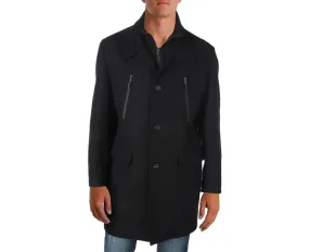 MICHAEL KORS Men's Wool Blend Hartford Water Resistant Car Coat Jacket