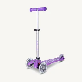 Micro Scooters Glitter Mini Micro Scooter Deluxe LED - Purple