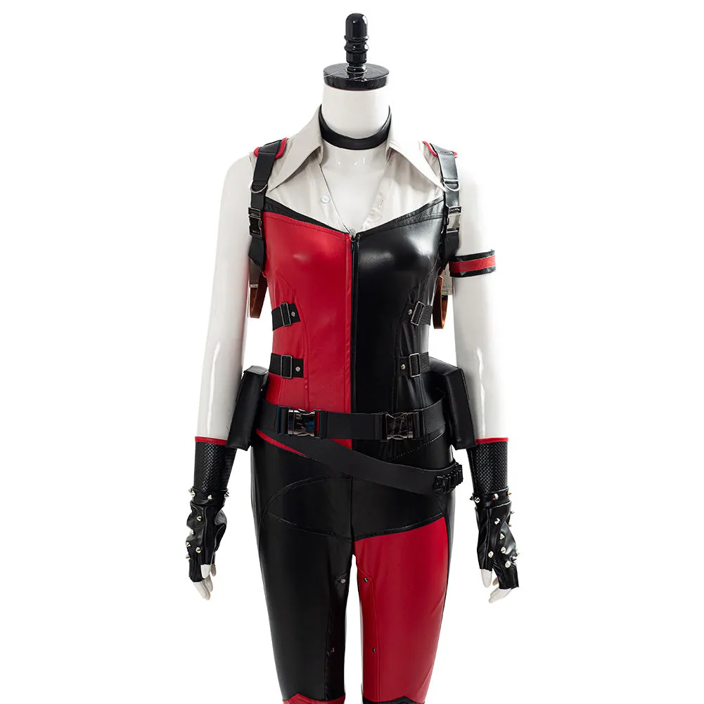 Mortal Kombat 11 Cassie Cage Harley Quinn Skin Halloween Suit Outfit Cosplay Costume