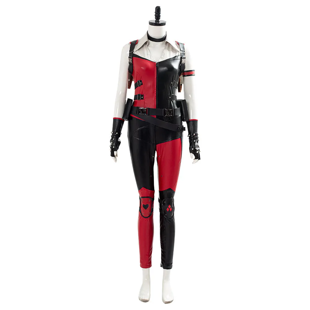 Mortal Kombat 11 Cassie Cage Harley Quinn Skin Halloween Suit Outfit Cosplay Costume