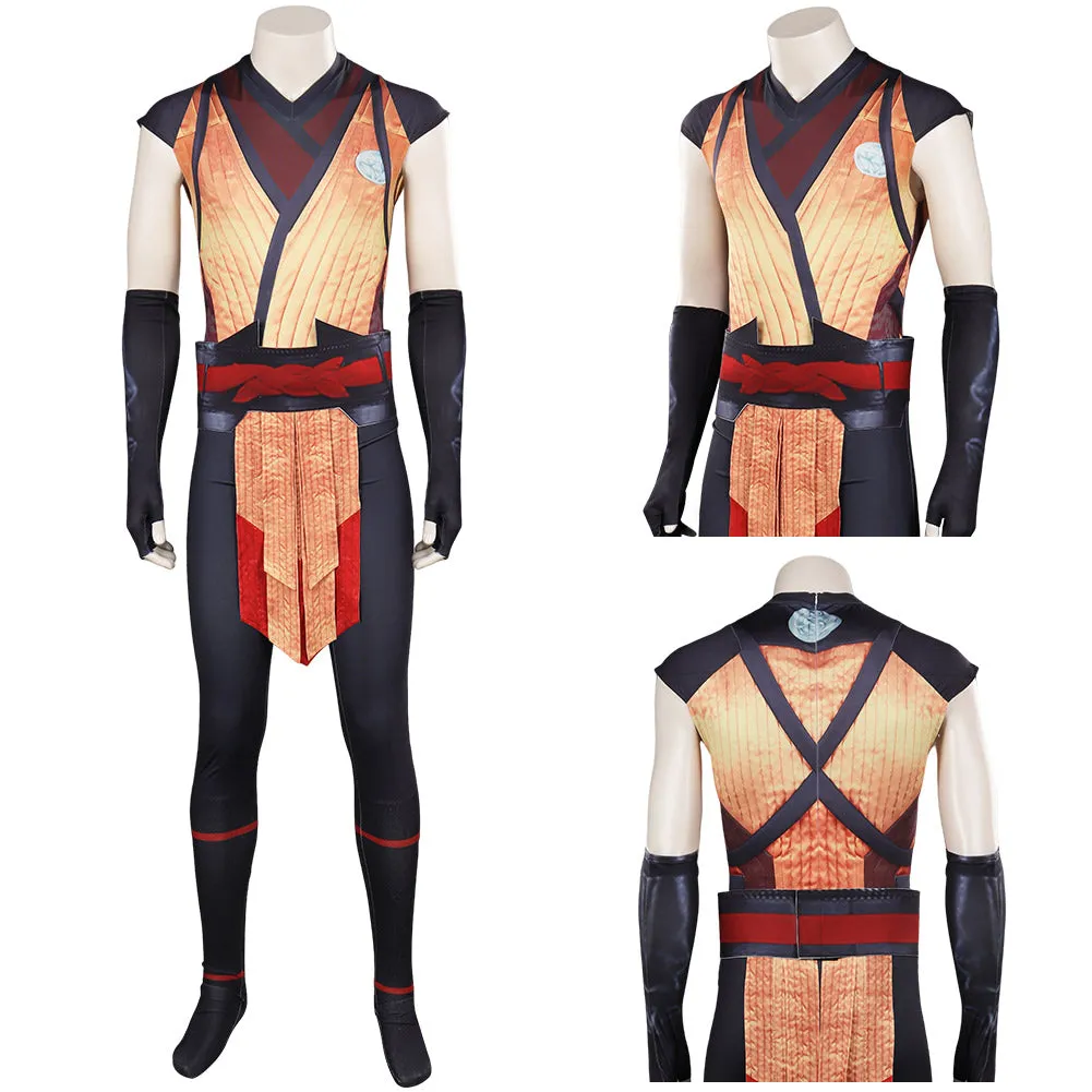 Mortal Kombat Onesie Scorpion Printed Jumpsuit Party Carnival Halloween Cosplay Costume