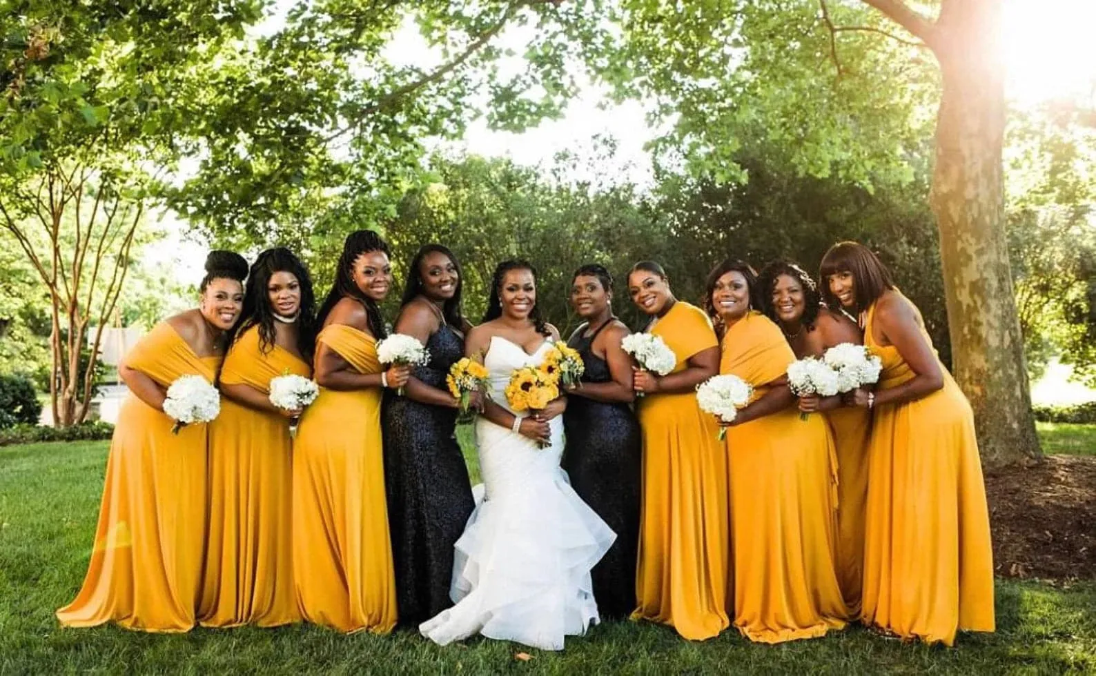 Mustard Infinity Dress/ Wrap Convertible Bridesmaid Dress-S44