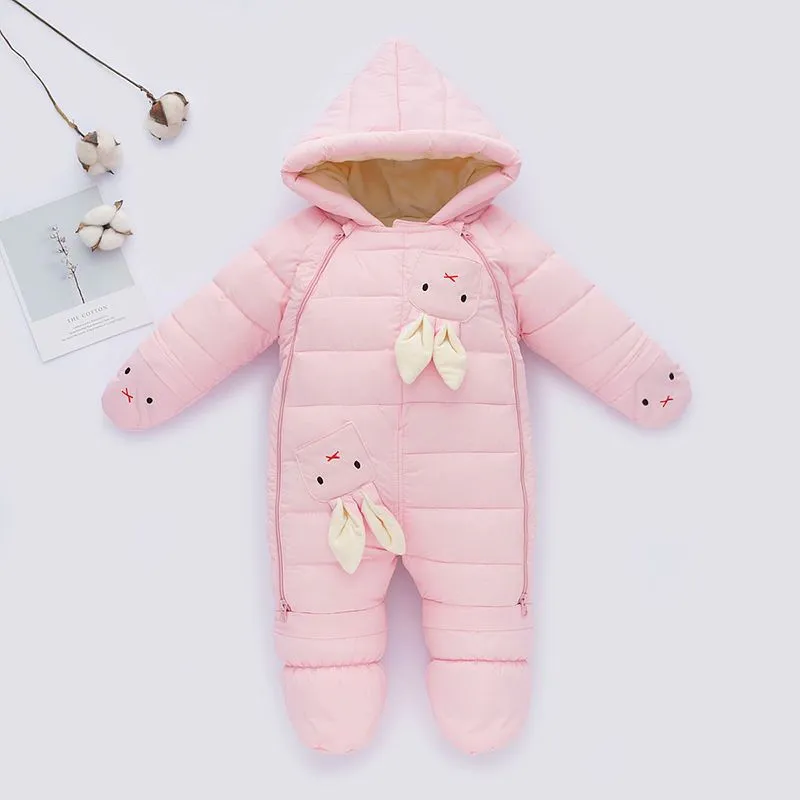 Newborn Baby Down One-piece Cotton Clothes