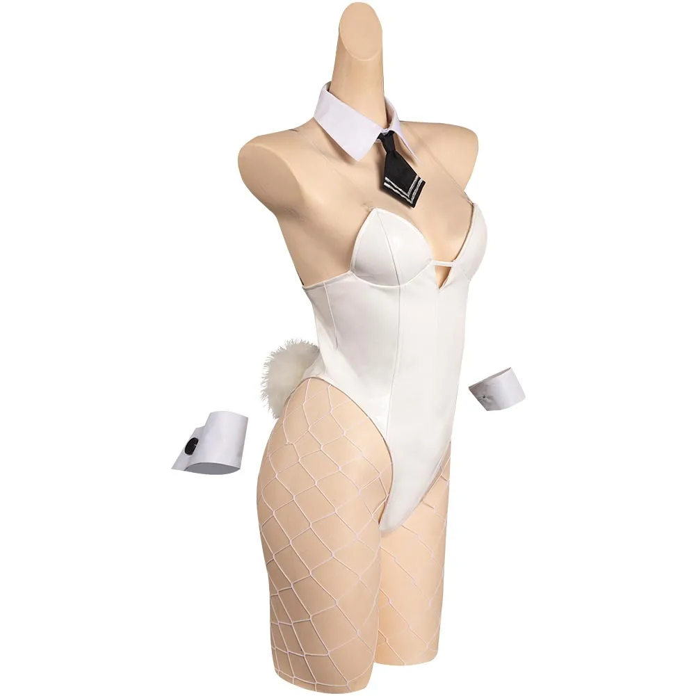 NIKKE The Goddess Of Victory Blanc White Bunny Girl Outfits Halloween Carnival Suit Cosplay Costume