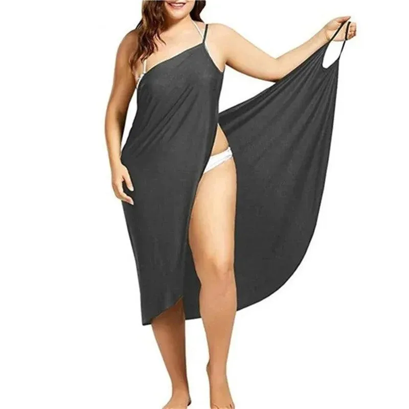 NSANGU Beach Wrap Dress: Stylish Sun Protection Cover-Up for Women