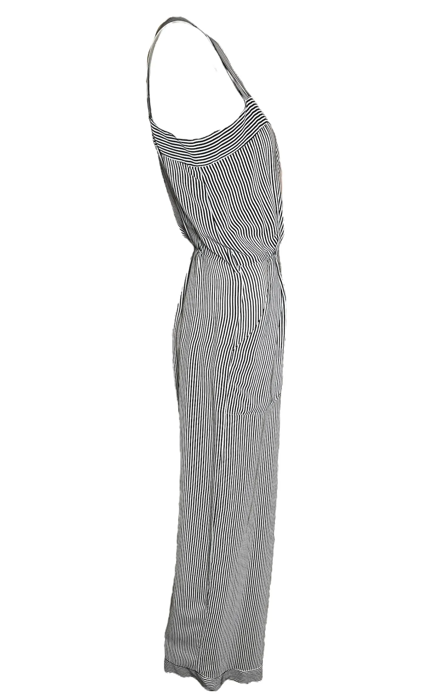 Oscar de la Renta Spring 2011 Nautical Striped Silk Jumpsuit